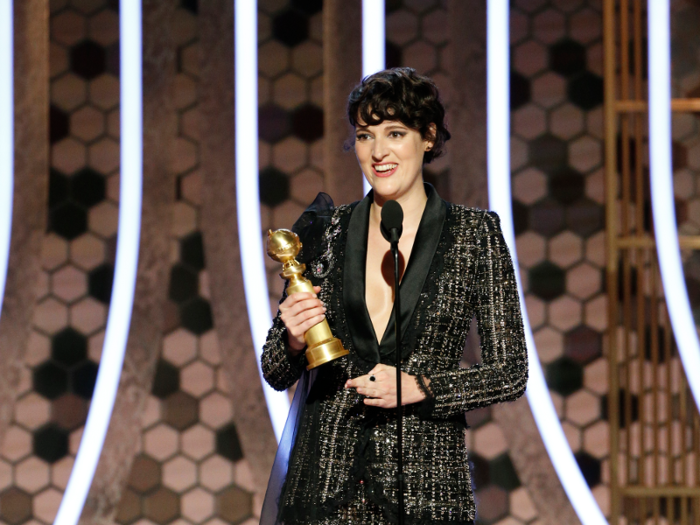 At the Golden Globes on January 5, 2020, Waller-Bridge added to her collection of "Fleabag" awards by taking home the award for best actress in a musical or comedy series.