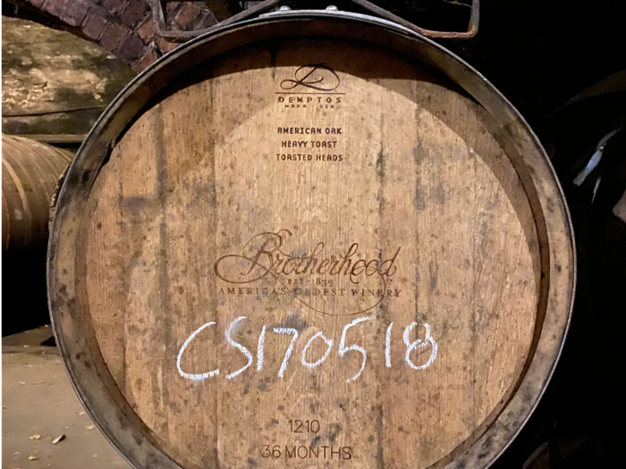 While Brotherhood used to grow its own grapes, it now sources them from elsewhere in the Hudson Valley as well as the Finger Lakes, Long Island, and across the States.