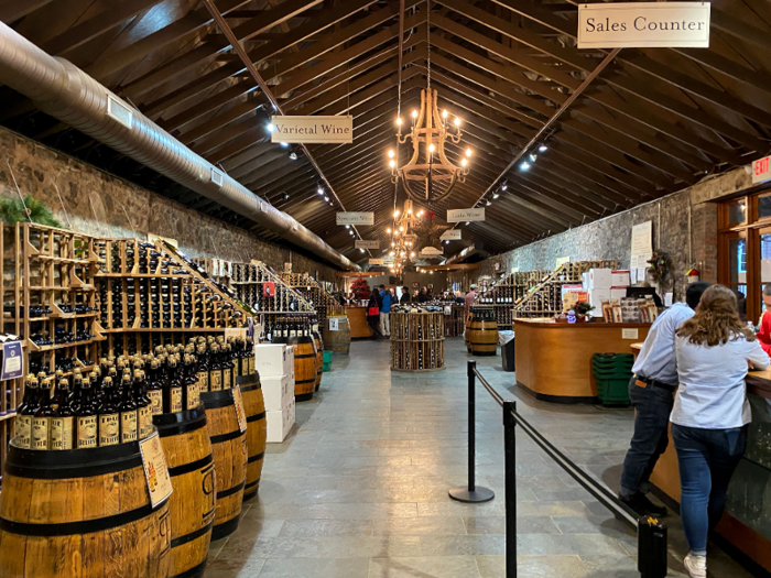 To purchase a tour and tasting, I headed into the tasting room.