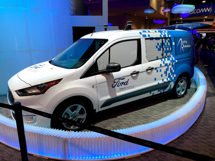 Ford self-driving delivery van