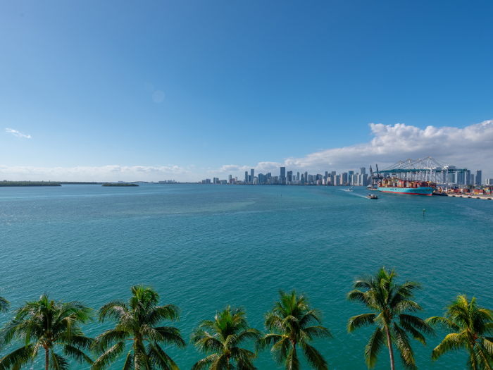 Residents on Fisher Island also have access to a wide range of amenities including tennis courts, a polo field, a golf course, and spas.