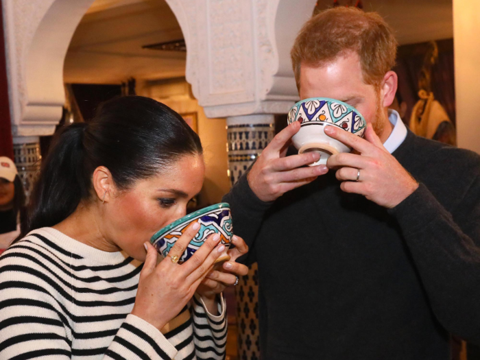 FOOD: Meghan is known to enjoy healthy food and $100 wines.