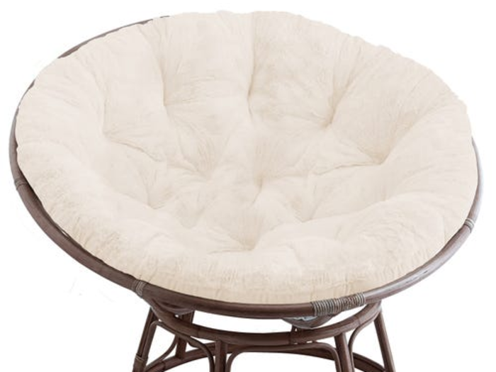 Today the Papasan chair remains a staple of the Pier 1 store, and the website even dedicates an entire page to it, referring to them as "Sans" as a term of endearment.