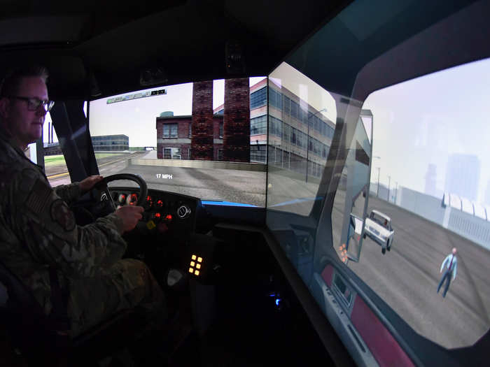 "The biggest thing this will do is get people used to a vehicle before getting in that vehicle," said Chase Terry, vehicle operator training leader. "Their training will be so much more successful if they have general knowledge of how a vehicle works before actually trying to drive."