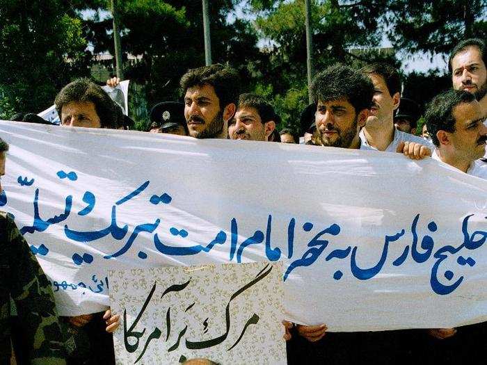 Iran mourned. This man was a pilot whose wife was a crew member on the flight.