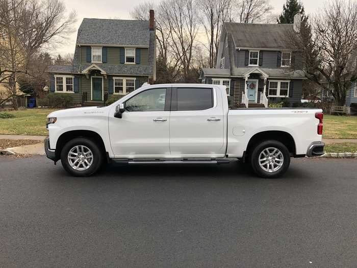 My "Summit White" Silverado 4x4 LTZ Crew Cab stickered at $57,000, well above the base work truck (30,000) but far below the $74,000 F-150 Limited 4x4 SuperCrew. The Silverado simply wasn