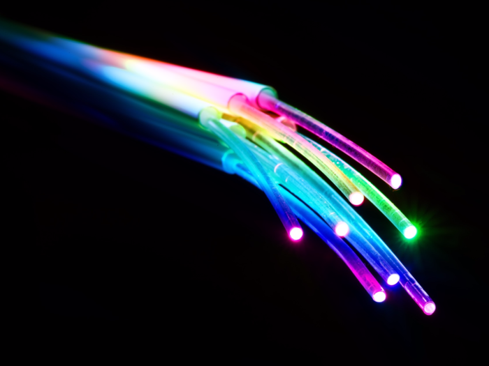 A lot of our data is sent in pulses of light through fiber-optic cables. More packets of information can go farther with a stronger signal that way than they could via electrical signals sent through metal wires.