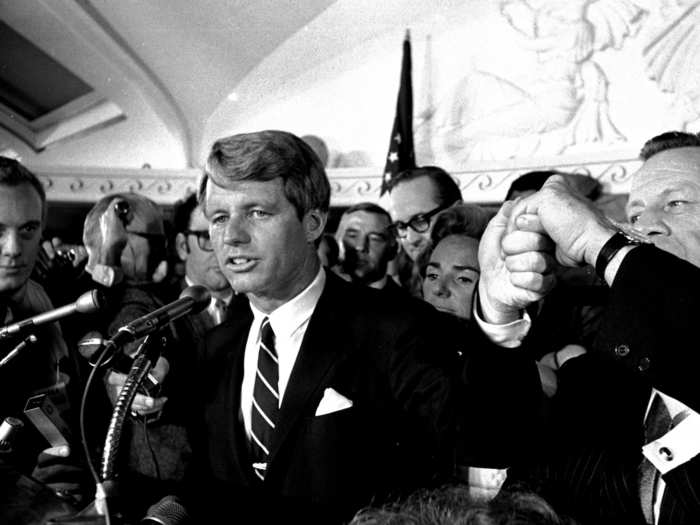 Sen. Robert F. Kennedy was assassinated in 1968.