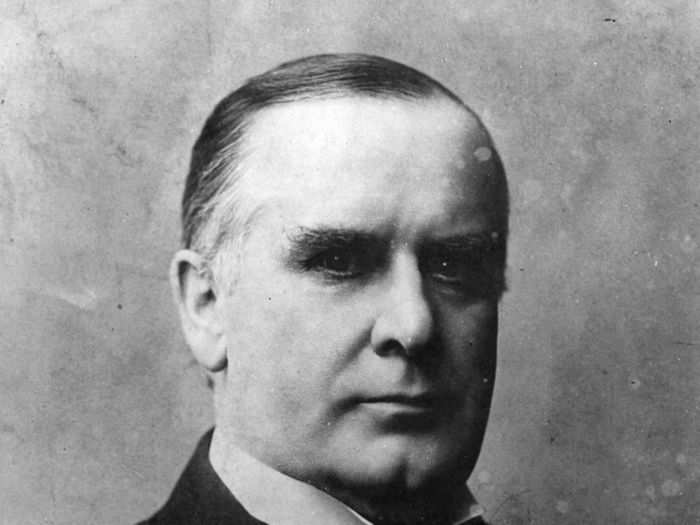 President William McKinley was assassinated in 1901.