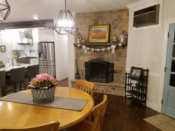 "Unfortunately, when you design a kitchen in an old house, you never know what you are going to run into when you open up the walls," DeWitt wrote in a blog post.