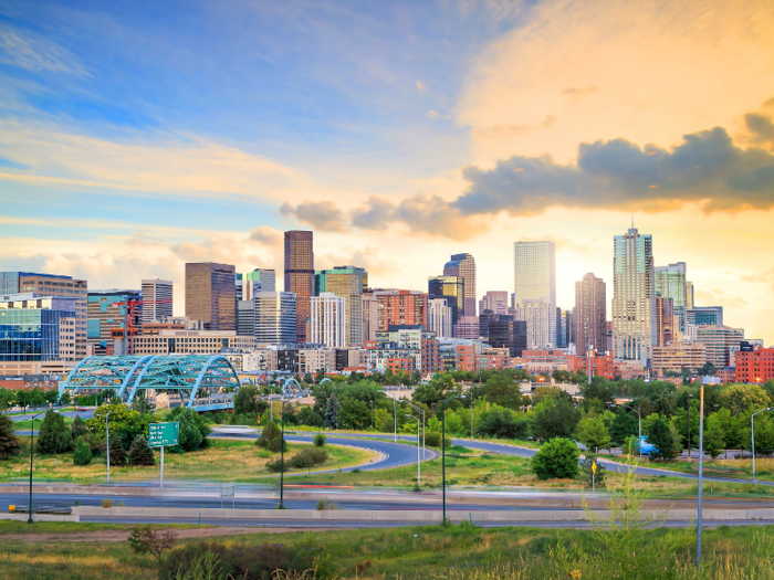 4. Denver, Colorado: 55.3% of homebuying requests were made by millennials.
