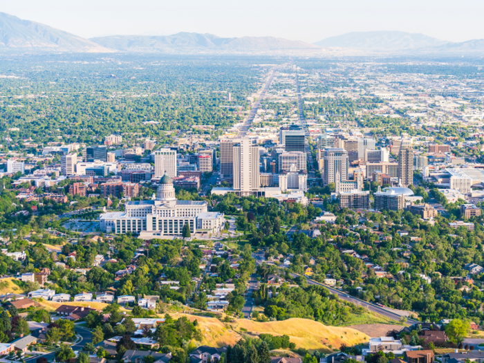 5. Salt Lake City, Utah: 54.9% of homebuying requests were made by millennials.