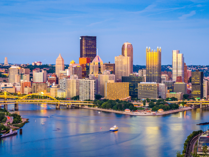 6. Pittsburgh, Pennsylvania: 54.5% of homebuying requests were made by millennials.