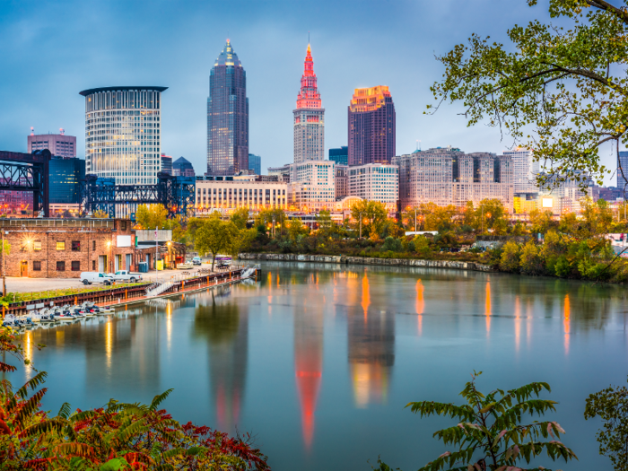 12. Cleveland, Ohio: 53% of homebuying requests were made by millennials.