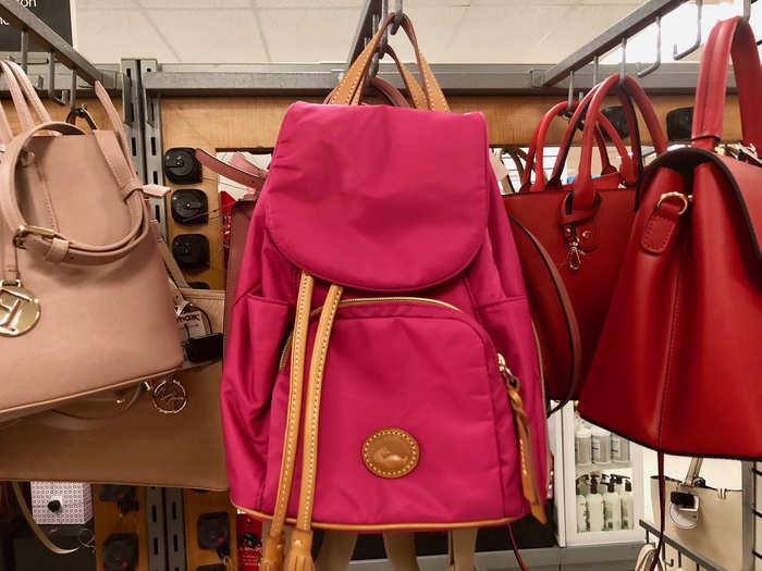 There was also a great selection of designer purses and bags. This Dooney & Bourke bag was only $99.99.