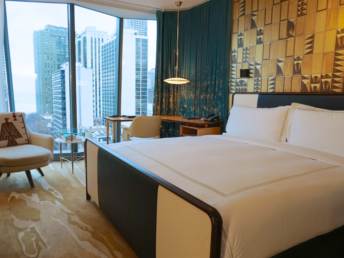 Viceroy Chicago is a luxury hotel with high-end design, great city views, and surprisingly affordable rates in low season