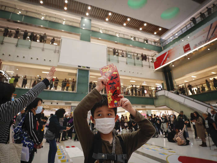 Some Hong Kong protesters are using the holiday to continue calling for independence from China. As recently as January 1, 400 protesters were arrested during a march that turned violent.