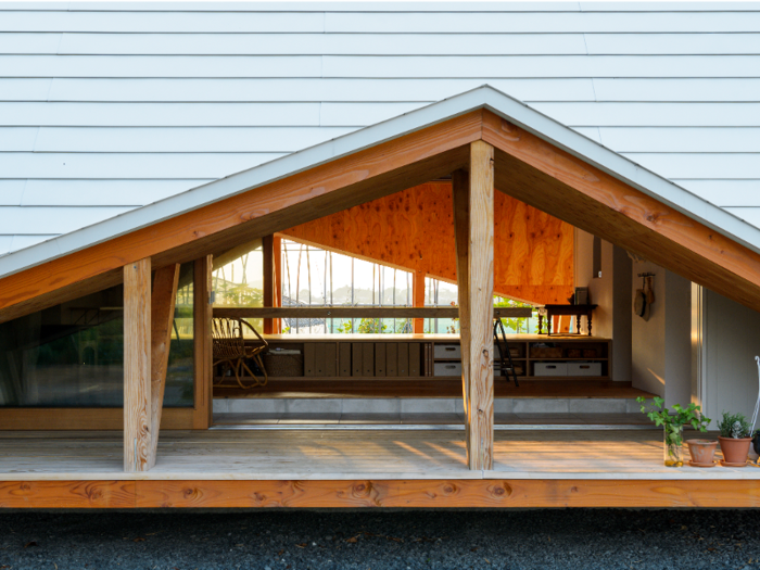 Takeru Shoji Architects, a design studio based in Japan, designed Hara House at the request of a family who wanted a building that would compliment and revitalize the structures that already exist on their estate.