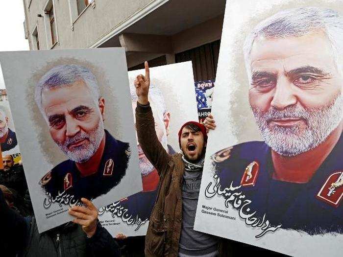 Crowds gathered to honor Soleimani almost immediately after the attack in a four-day funeral.