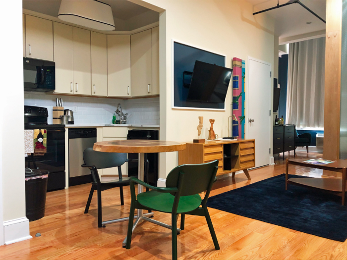 You can book a penthouse suite at the boutique Henry Norman Hotel in Greenpoint, Brooklyn for less than some entry-level rooms in Manhattan - here