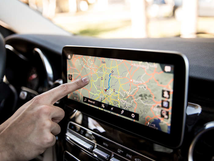 ...navigation with a GPS, weather updates…