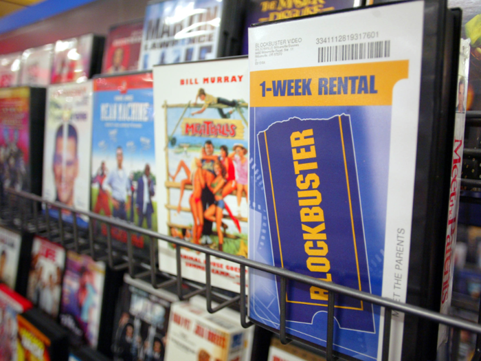 Today, the Blockbuster franchise has dwindled to just one store in Bend, Oregon.