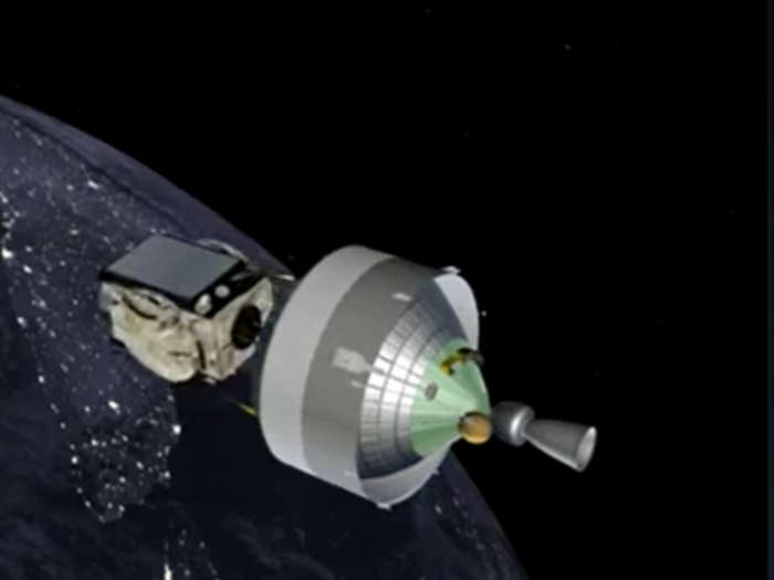 After a cumulative 38 minutes, GSAT 30 separated from the main spacecraft and launched into geosynchronous transitory orbit (GTO).