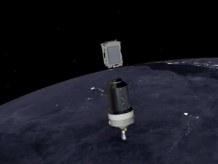 After coasting for two minutes, the first payload — GSAT 30’s fellow passenger the Eutelsat Konnect satellite — was deployed at an altitude of 1000 kilometres.