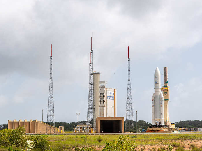 The Guiana Space Center extends over 700 kilometres squares — about half the size of Delhi.