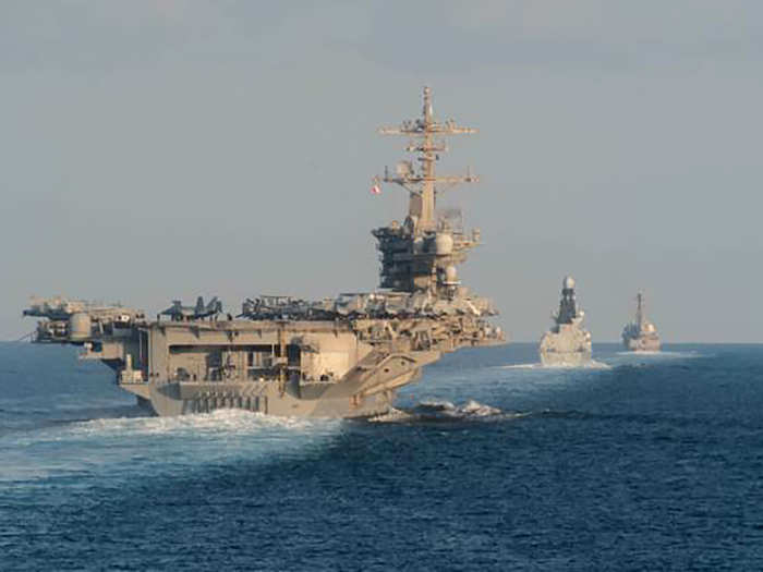 The Lincoln did not leave the Middle East for seven months — which had been the expected length of the entire deployment. 

In December, the aircraft carrier USS Harry S. Truman, which suffered an electrical malfunction that forced the extension of the Lincoln