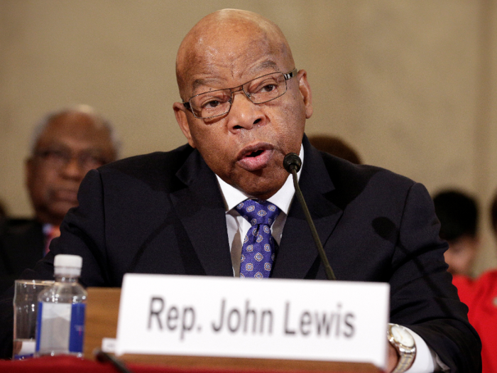 Rep. John Lewis fought the nomination, and said Roberts had been on the "wrong side of history."