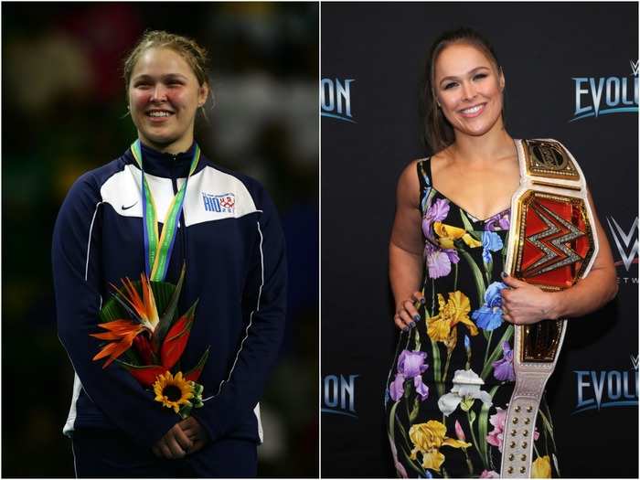 Different sports, same outcome —Ronda Rousey was a Judo champion before she rose to the pinnacle of the UFC and the WWE.