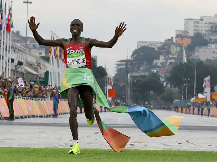 Nike launched the original version of the Vaporfly, called the 4%, in 2016. Kipchoge wore them when he won gold in the men