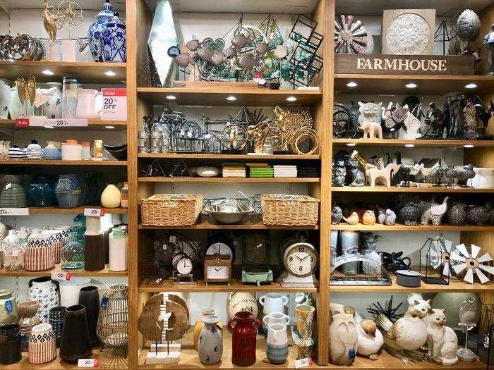 While Pier 1 Imports had an impressive collection of knickknacks, the store