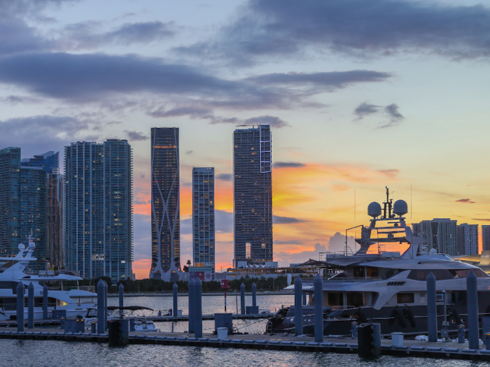 The 62-story luxury tower has reached completion amid a surplus of high-end condos on the market in Miami.