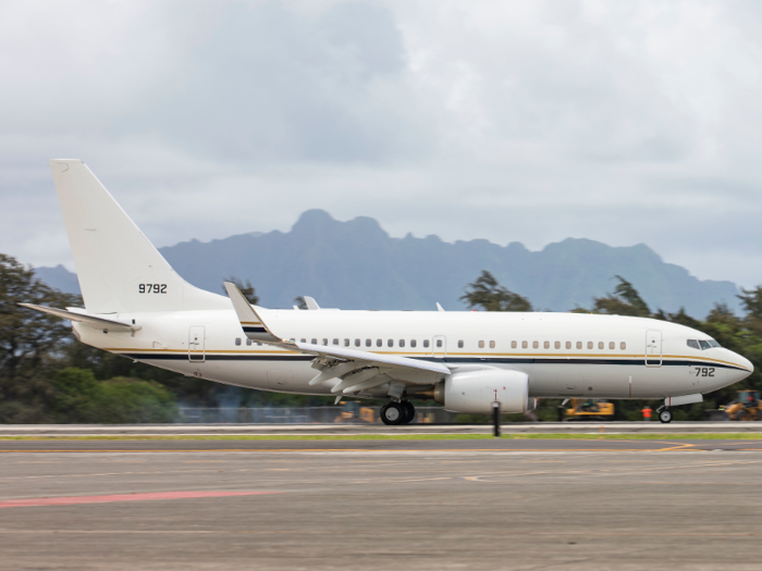 The C-40 is also frequently used for overseas congressional delegation trips.