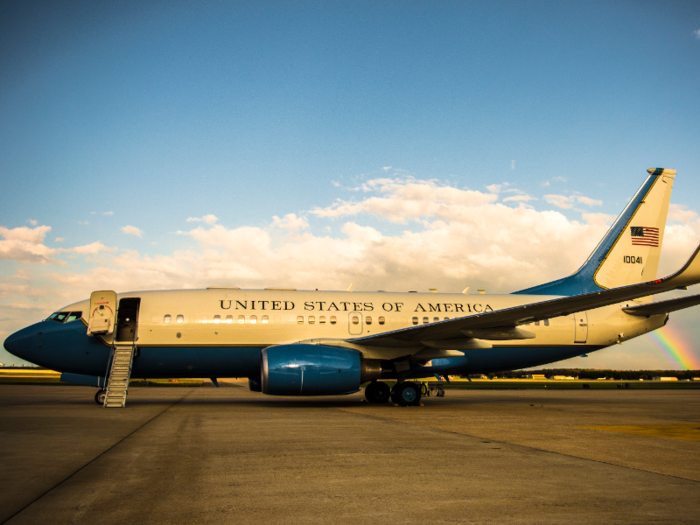 A Boeing 737-700 BBJ, or C-40, is used primarily by cabinet secretaries and military leaders.