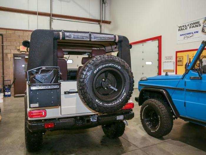 EMC currently has about 120 unrestored G-Wagens still stored in Europe.