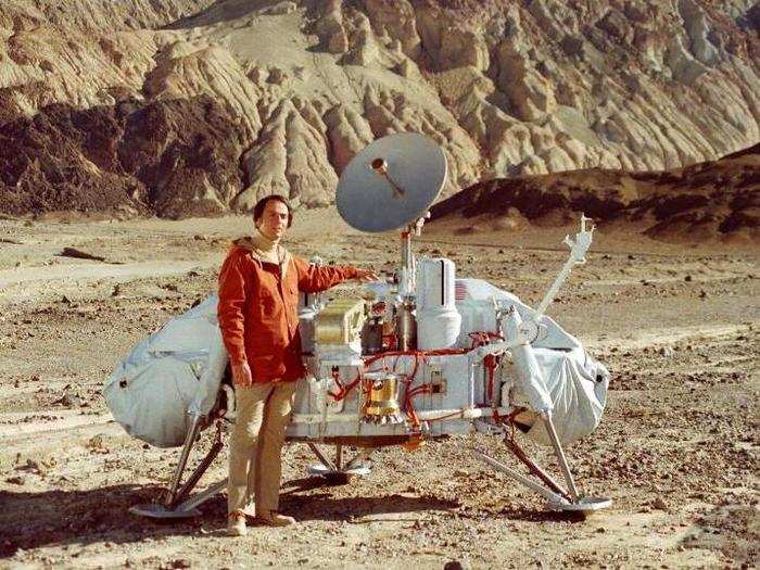 Carl Sagan, best known for his television series "Cosmos," was instrumental in planning NASA