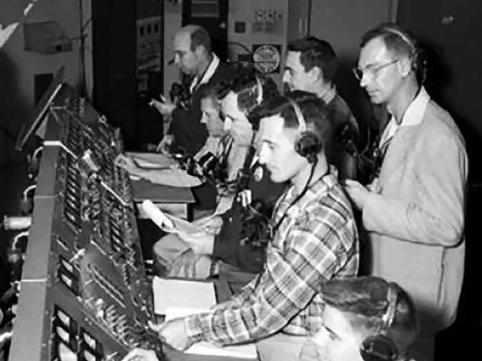 Technicians and engineers oversaw the liftoff of Explorer 1 from a control room at Space Launch Complex 26 at what was then known as the Cape Canaveral Missile Annex in Florida.