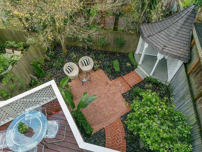 For $4.5 million, this historic property and cozy outdoor space could be yours.