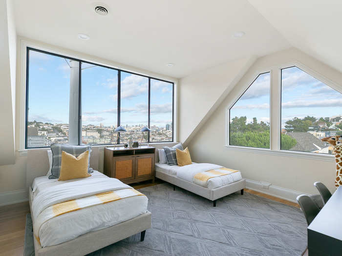 Other bedrooms in the 4,000-square foot home have similarly stunning views.