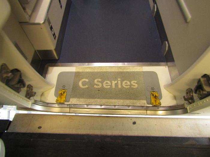 Operators of the aircraft still keep the C Series name on its aircraft at the boarding door, reminding every passenger who steps aboard of the aircraft