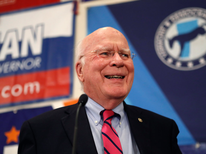 Democrat Sen. Patrick Leahy was a senator. He voted "not guilty" for both impeachment articles. Despite the vote, he didn