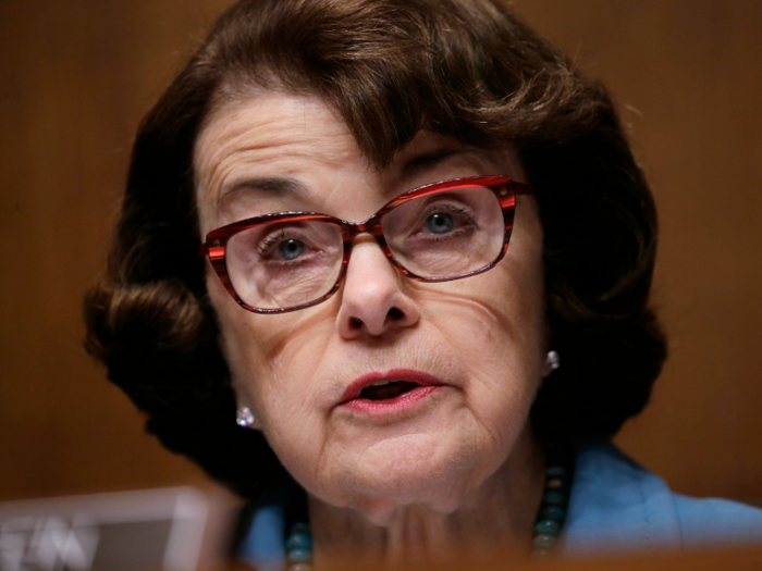 Democrat Sen. Dianne Feinstein was a senator. She voted "not guilty" for both impeachment articles. She also made it clear she didn