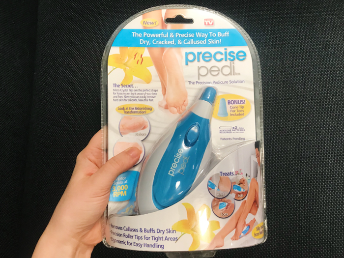 Another product I tried from "As Seen On TV" was the Precise Pedi.