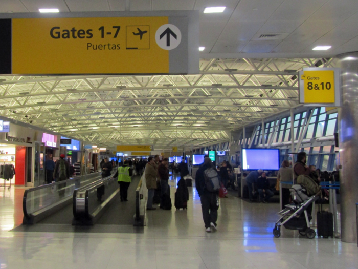 My gate was in the concourse nearest to security, making for a short walk.