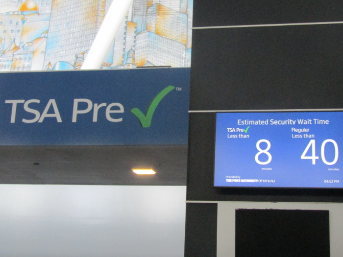 Being a part of the program, which I get as a perk of being a Global Entry member costing $100 for five years, saved me 32 minutes compared to the normal line.