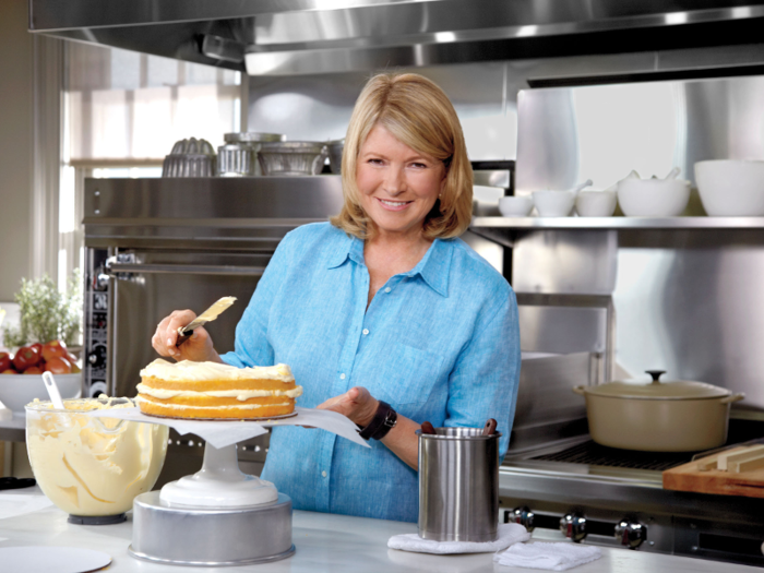 Martha Stewart was nearly 50 when she published her first magazine, Martha Stewart Living.