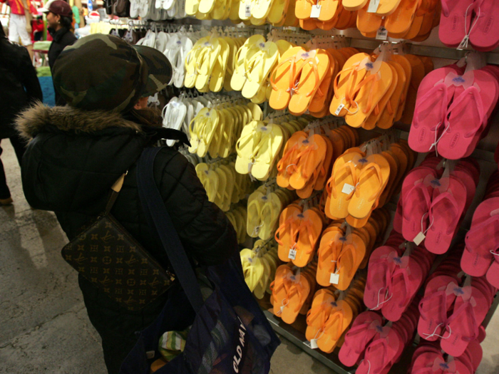 Over the course of the early 2000s, Old Navy became the go-to place for items like multi-colored bargain flip flops ...